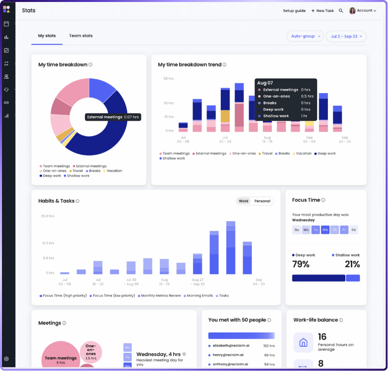 1 Smart Meetings App & AI Scheduler | Reclaim.ai