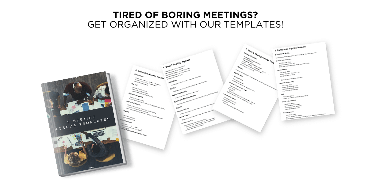 9 meeting agenda template free download