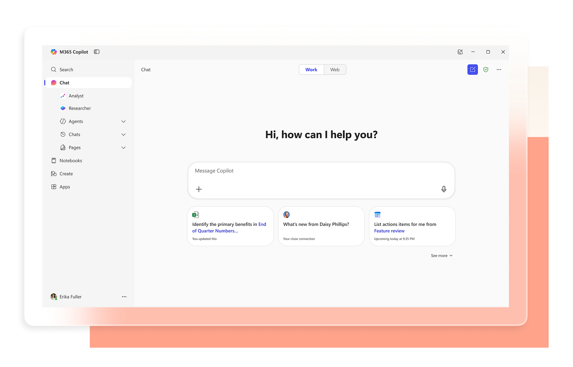 A screenshot of a chat displaying the message, Hi, how can I help you?.