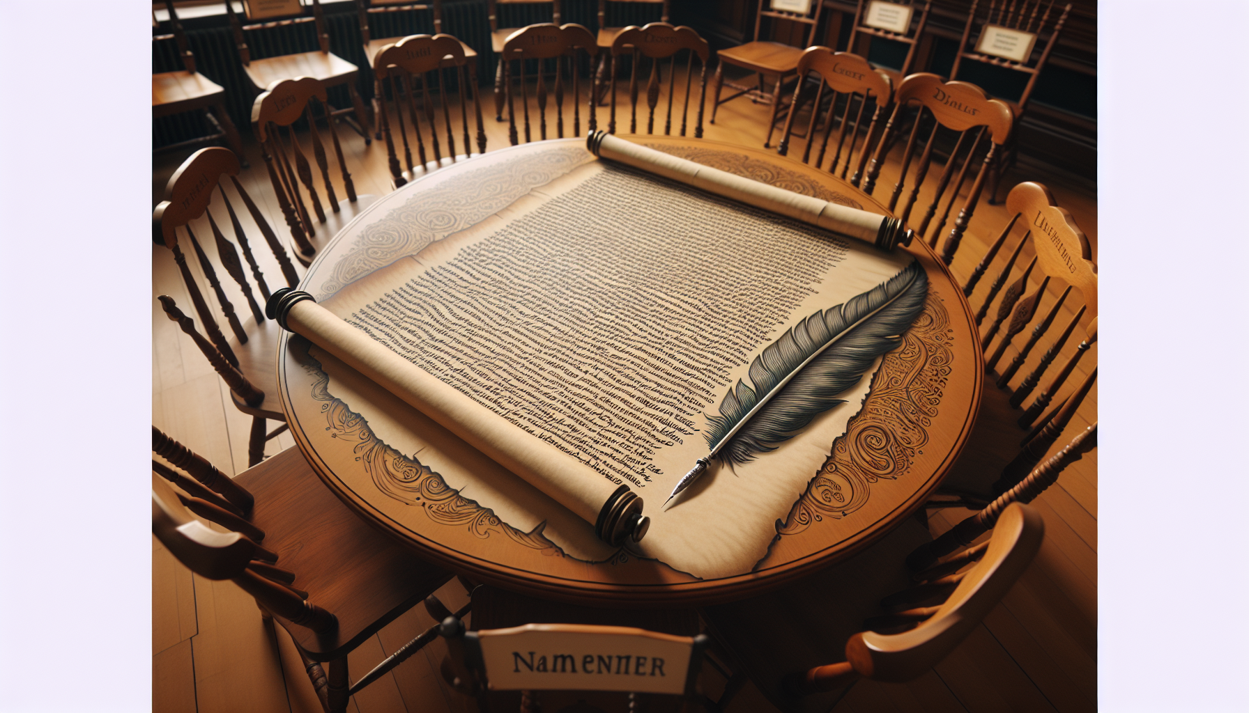 A well-organized meeting agenda with bullet points and key takeaways
