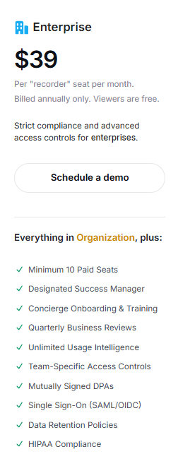Avoma Enterprise Plan | Avoma pricing