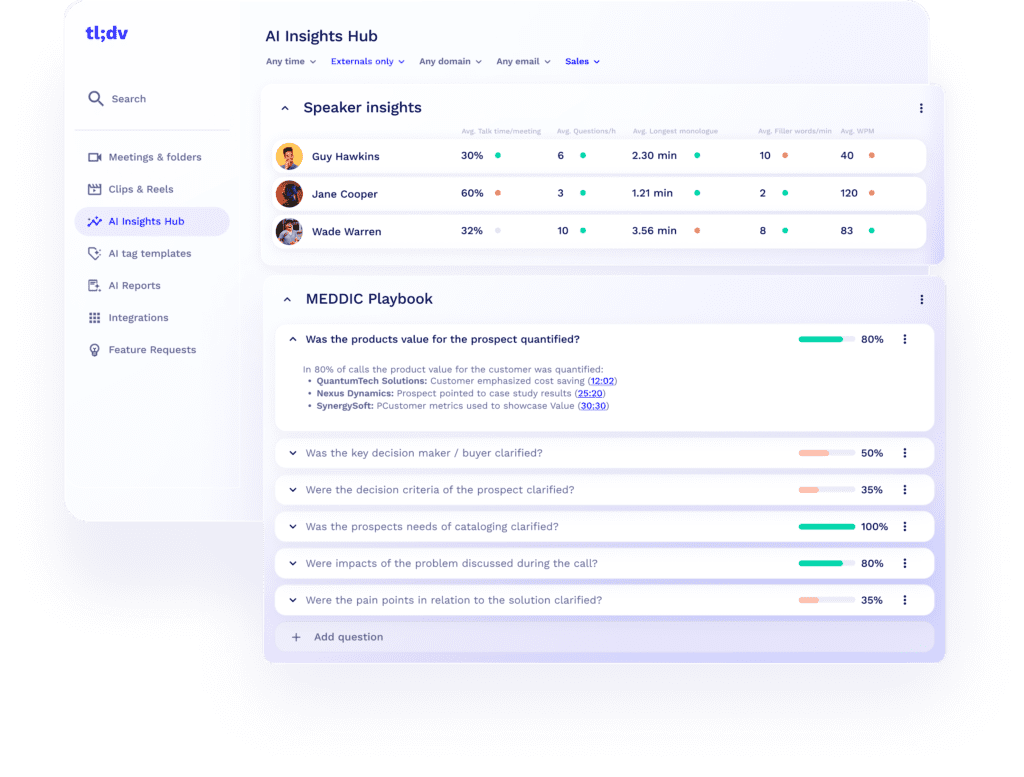 Book a live demo - tl;dv | ai meeting assistants for zoom