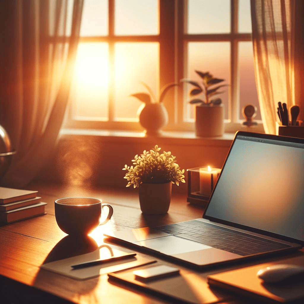 Cozy workspace for everyday work