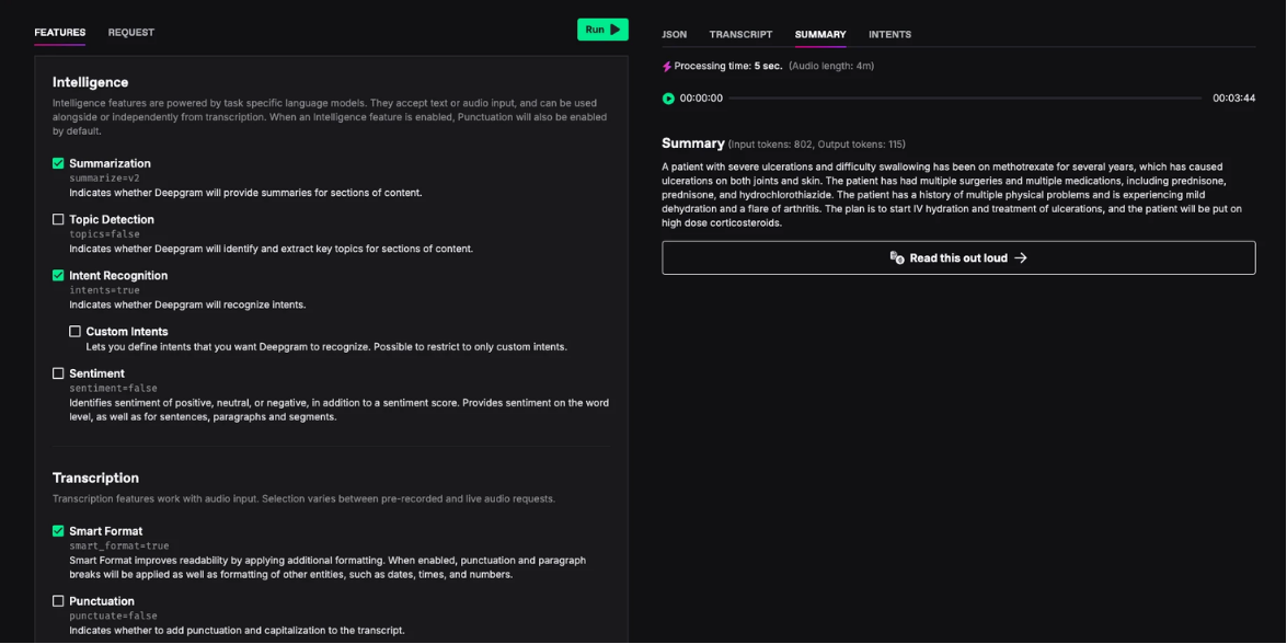 Deepgram | ai powered automated transcription tool