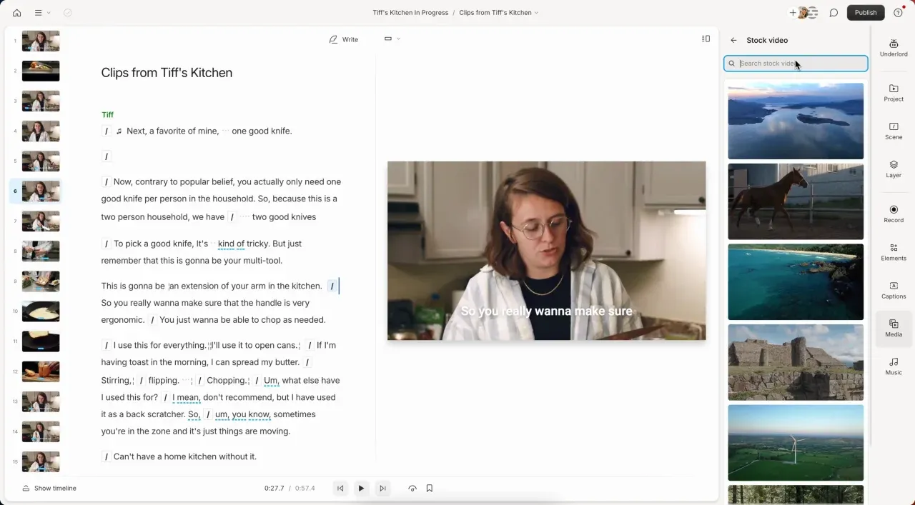 Descript: Edit Videos & Podcasts Like a Doc | AI Video Editor | interview transcription software