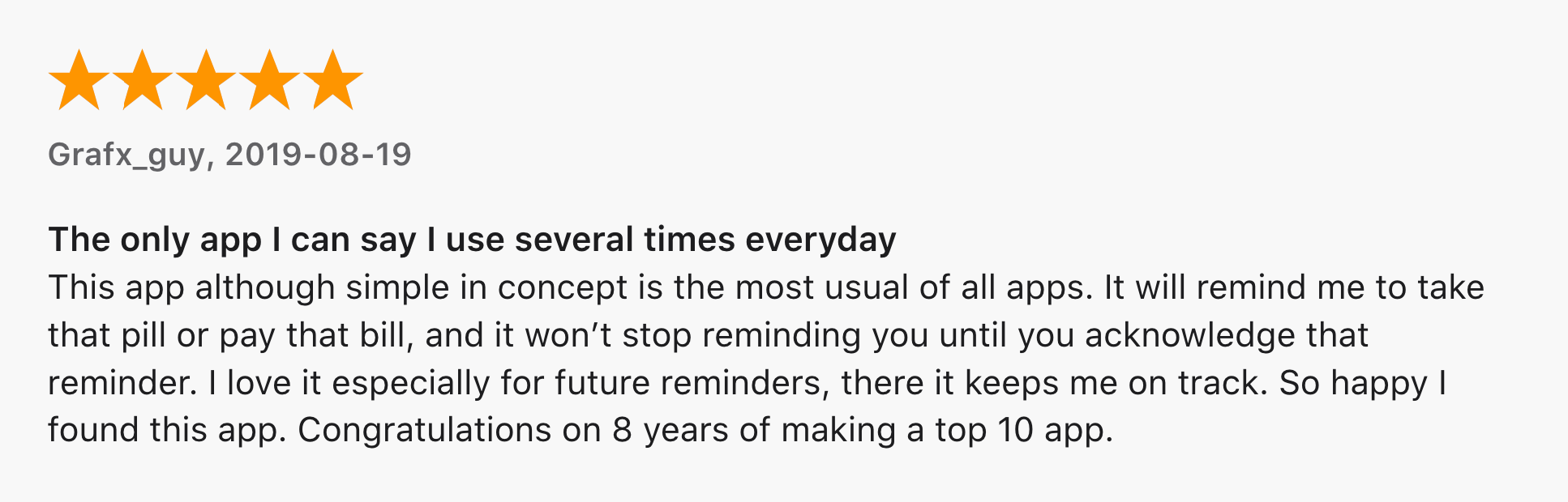 Due app user review