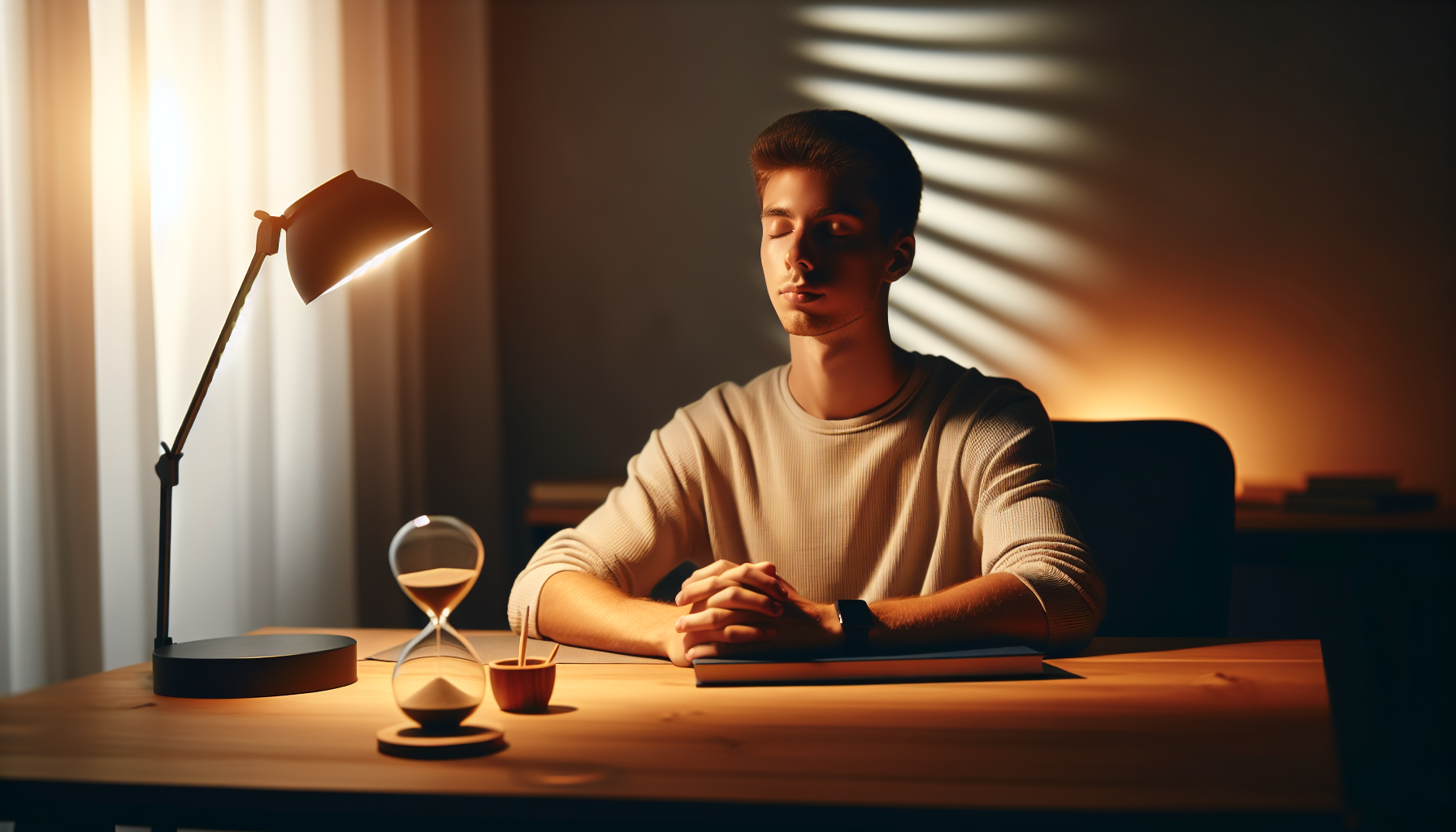 End-of-day routine establishment illustration
