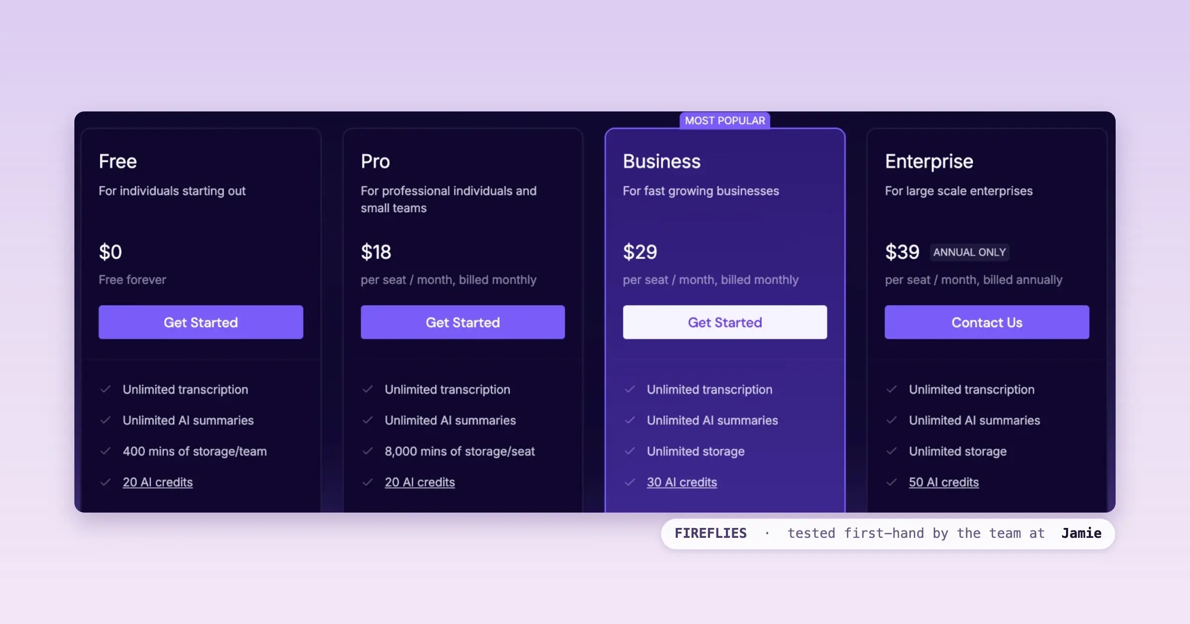 Fireflies AI Skills library with marketing skills like content calendar and brand voice