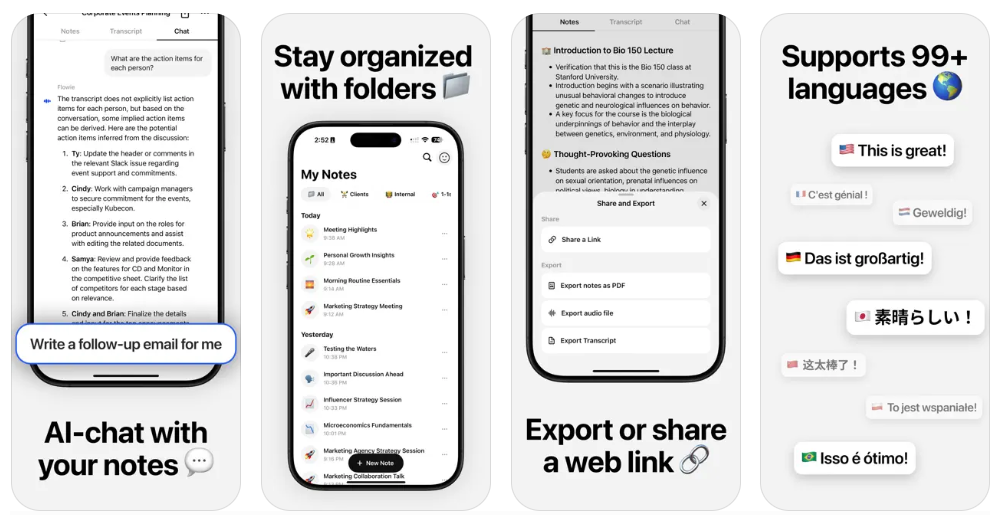Flownote Mobile App Mockup