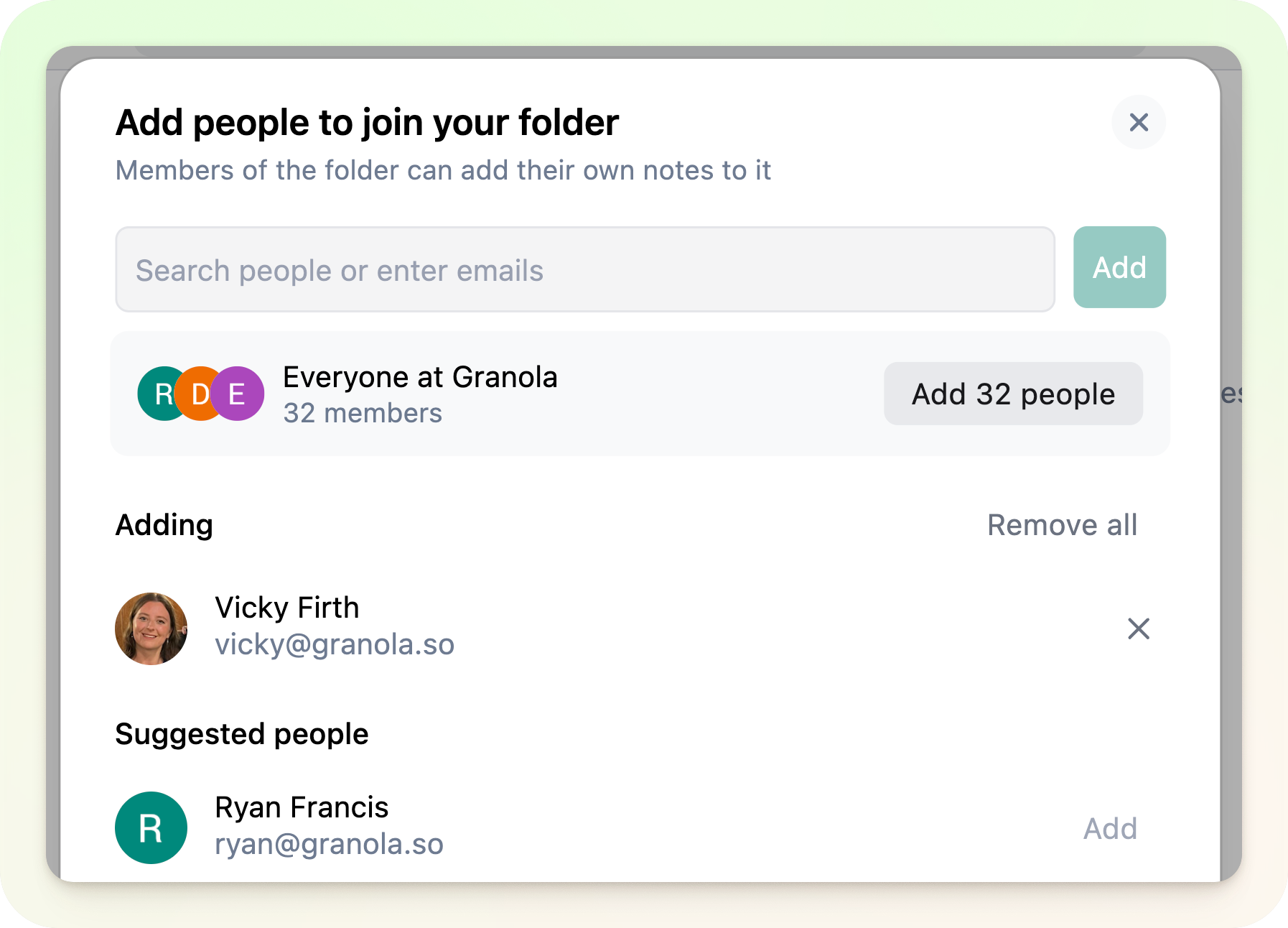 Getting started with folders - Granola