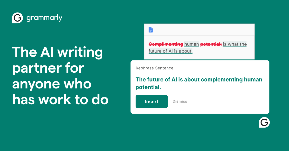 Grammar Checker Grammarly