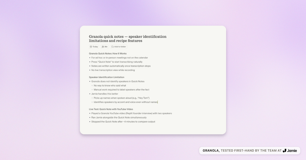Granola enhanced meeting notes dashboard
