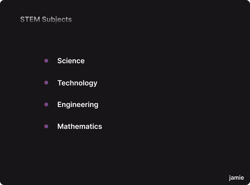 Illustration of STEM-related note-taking elements