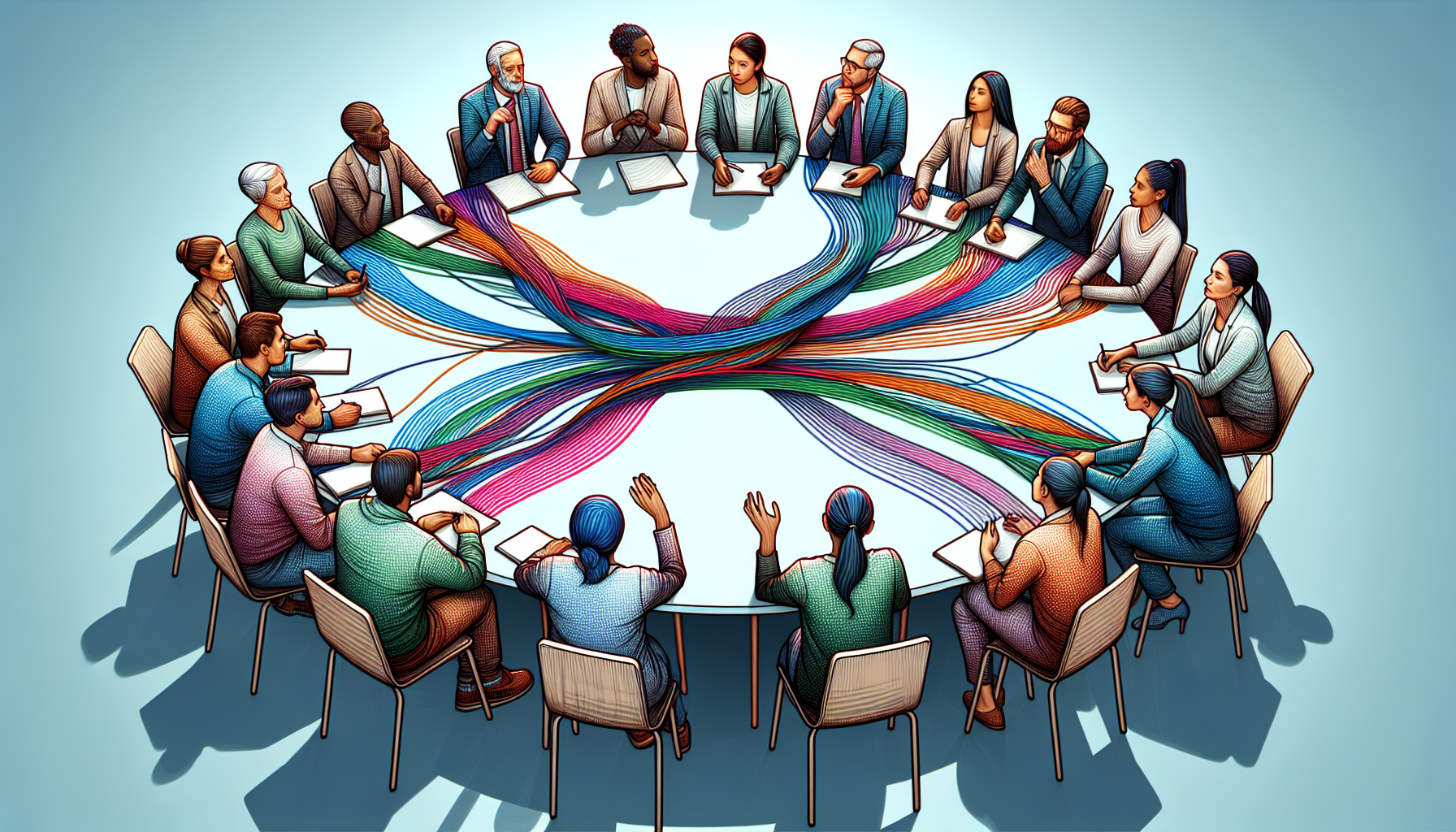 Illustration of active listening in consensus building