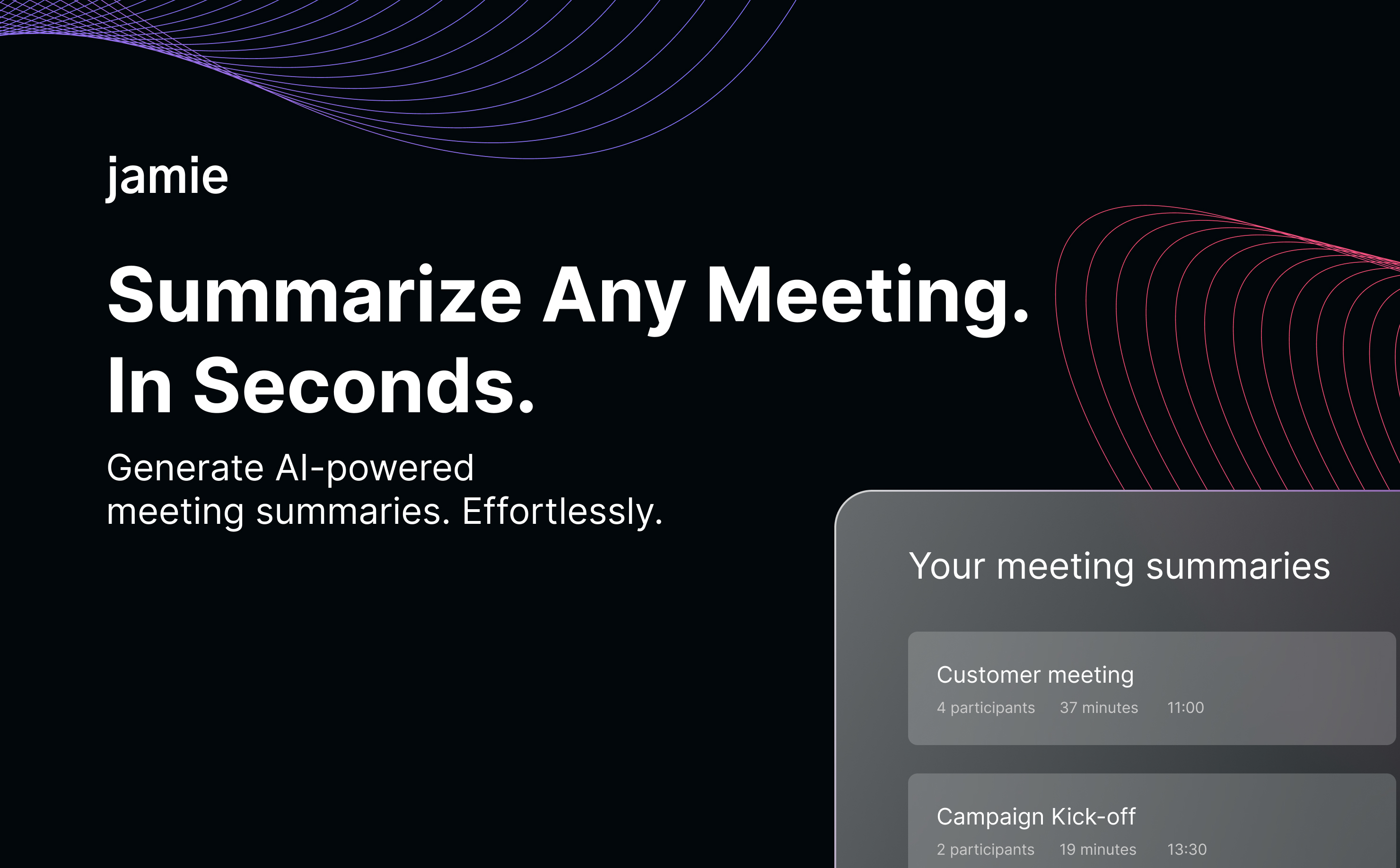 Jamie - An AI Meeting Assistant