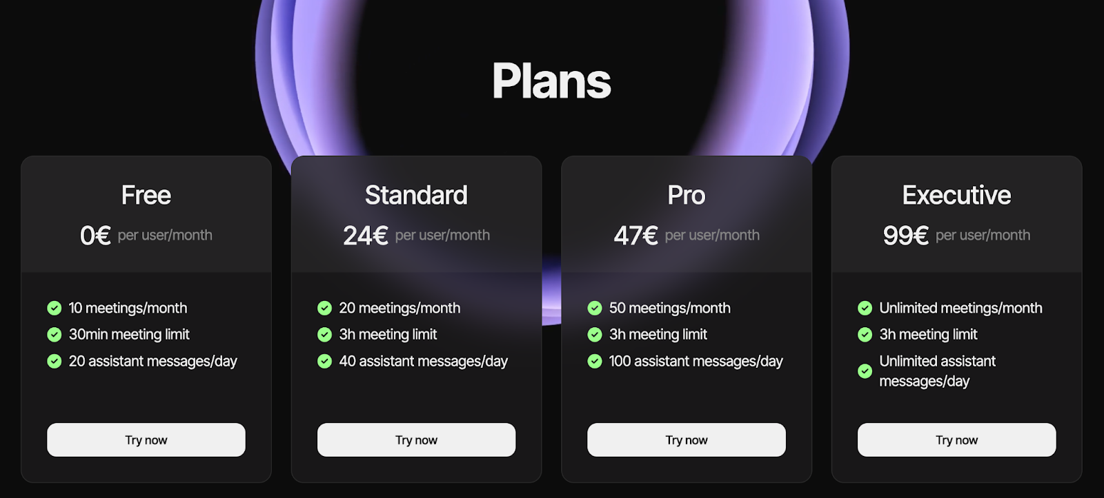 Jamie's pricing plan | airgram alternatives
