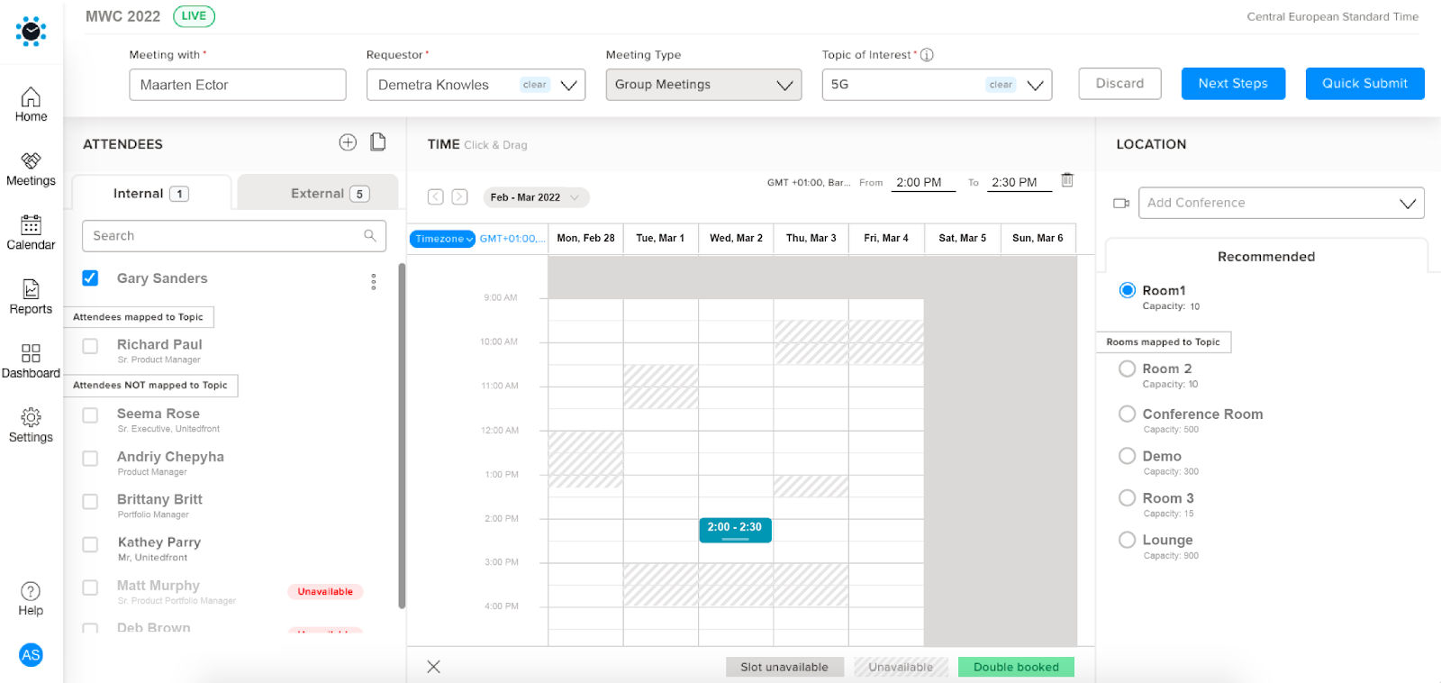 Jifflenow's top feature | airgram alternatives