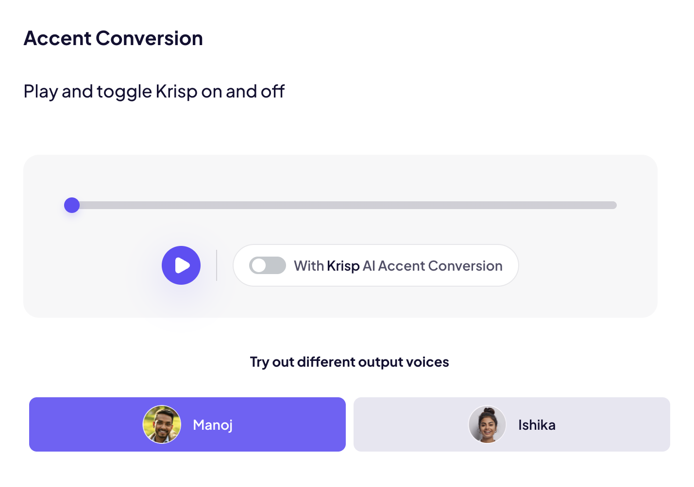 Krisp accent conversion | Granola vs Superpowered vs Krisp vs Jamie