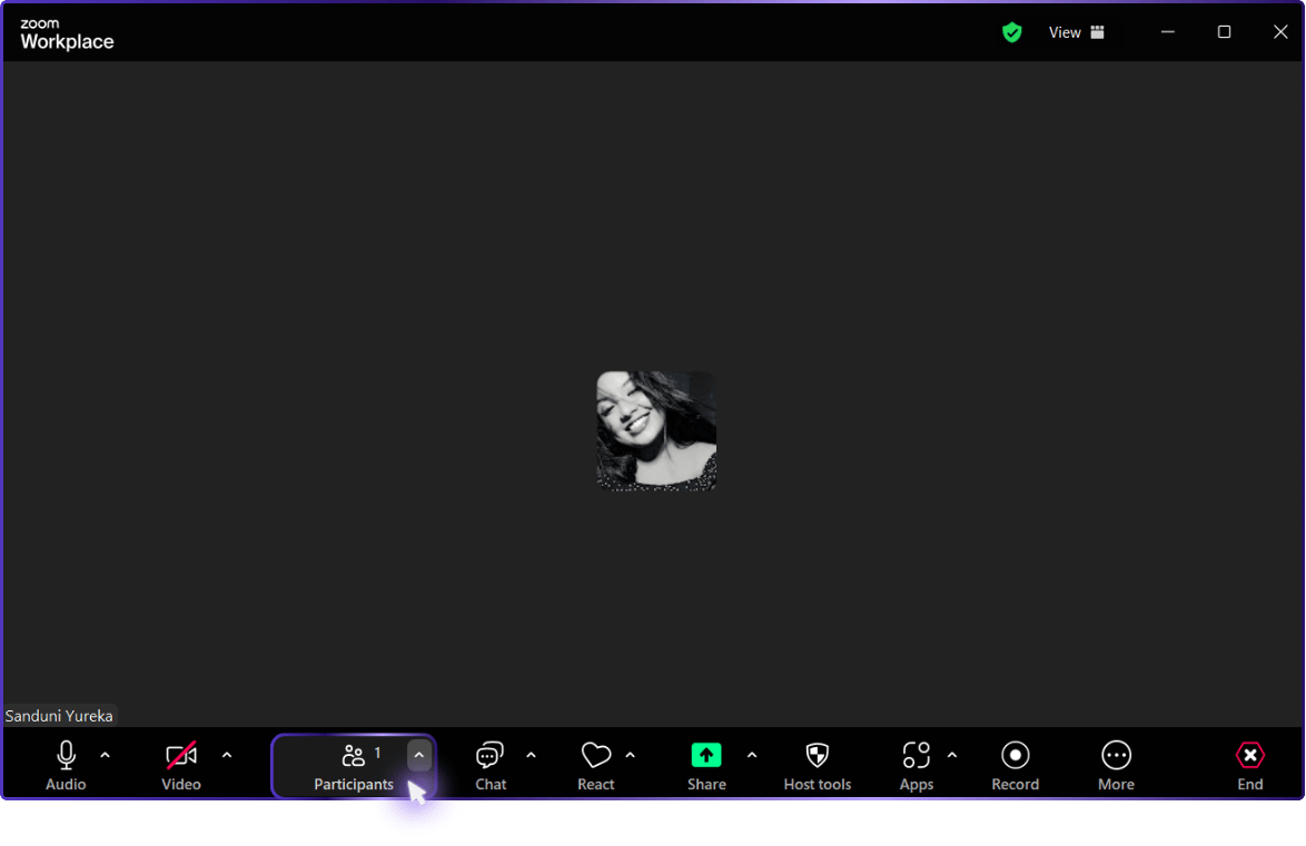 Look at the Bottom of Your Screen Where All the Controls Are and Click on Participants. | how to change name on zoom