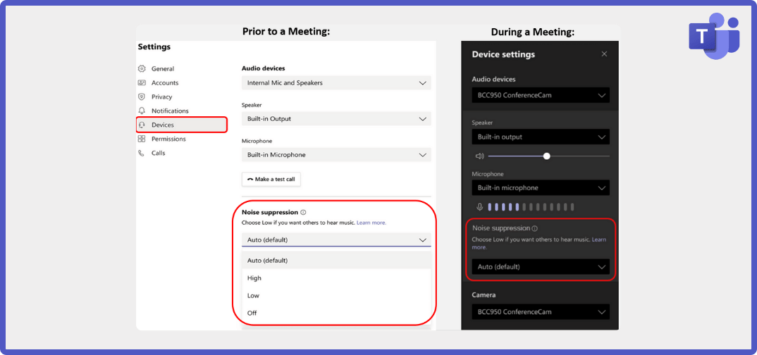 Microsoft Teams Built In Noise Suppression | Krisp AI Alternatives