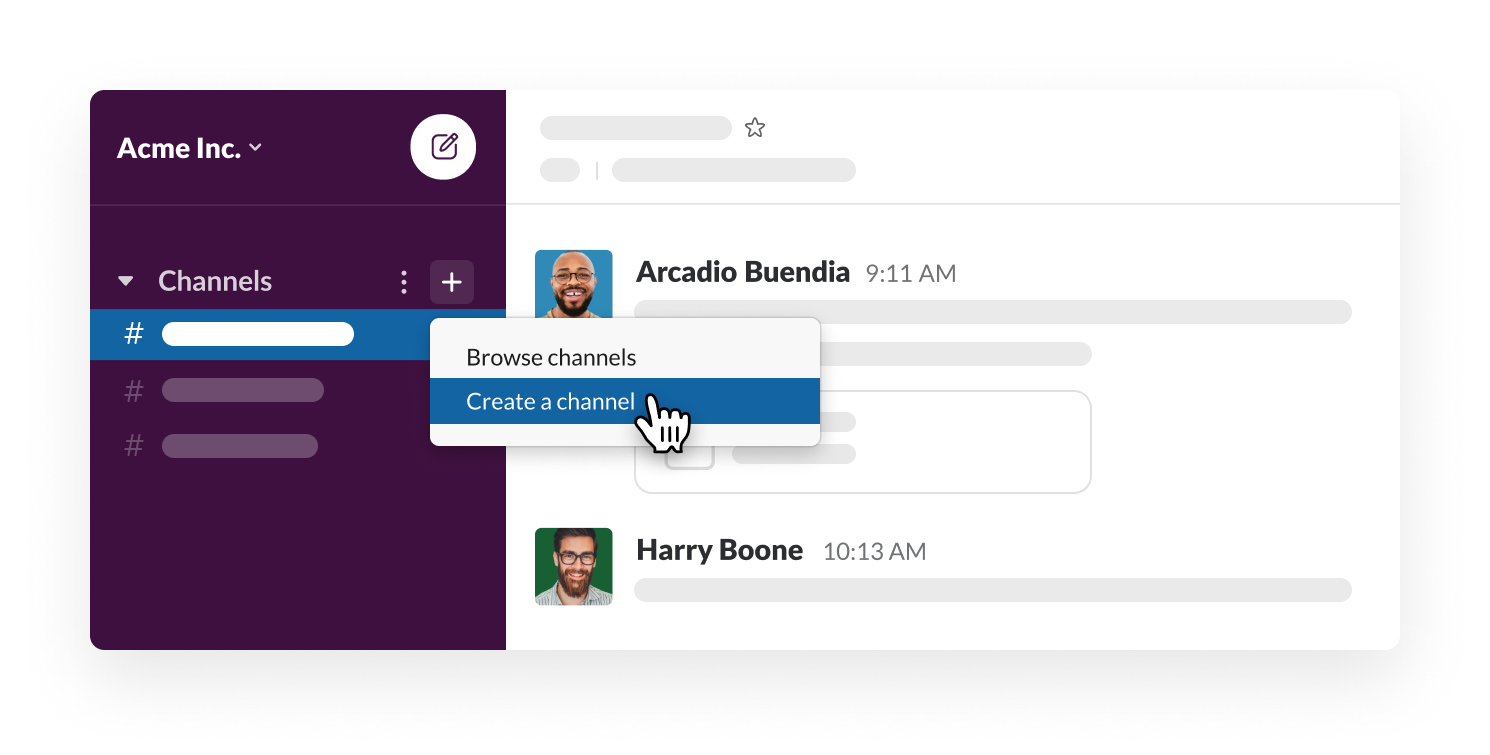 Move your next project into a channel | Slack