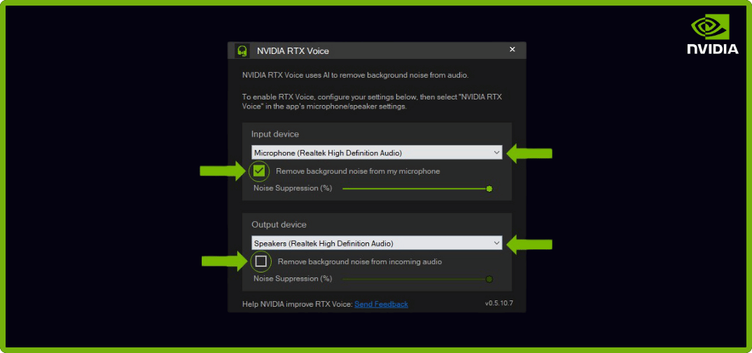 NVIDIA RTX AI Powered Noise Suppression tool | Krisp AI Alternative