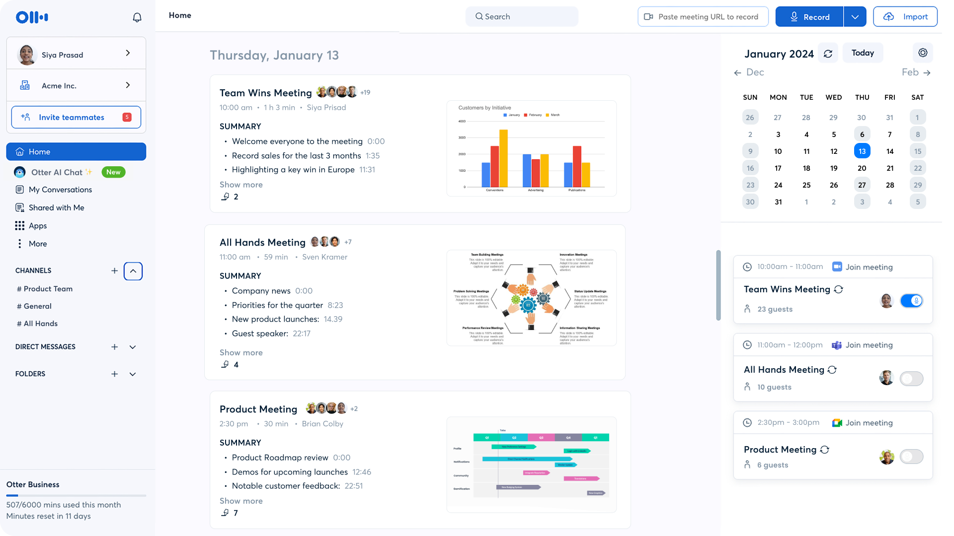 Otter.ai Media Kit - Marketing Resources and Content | ai meeting assistants for google meet