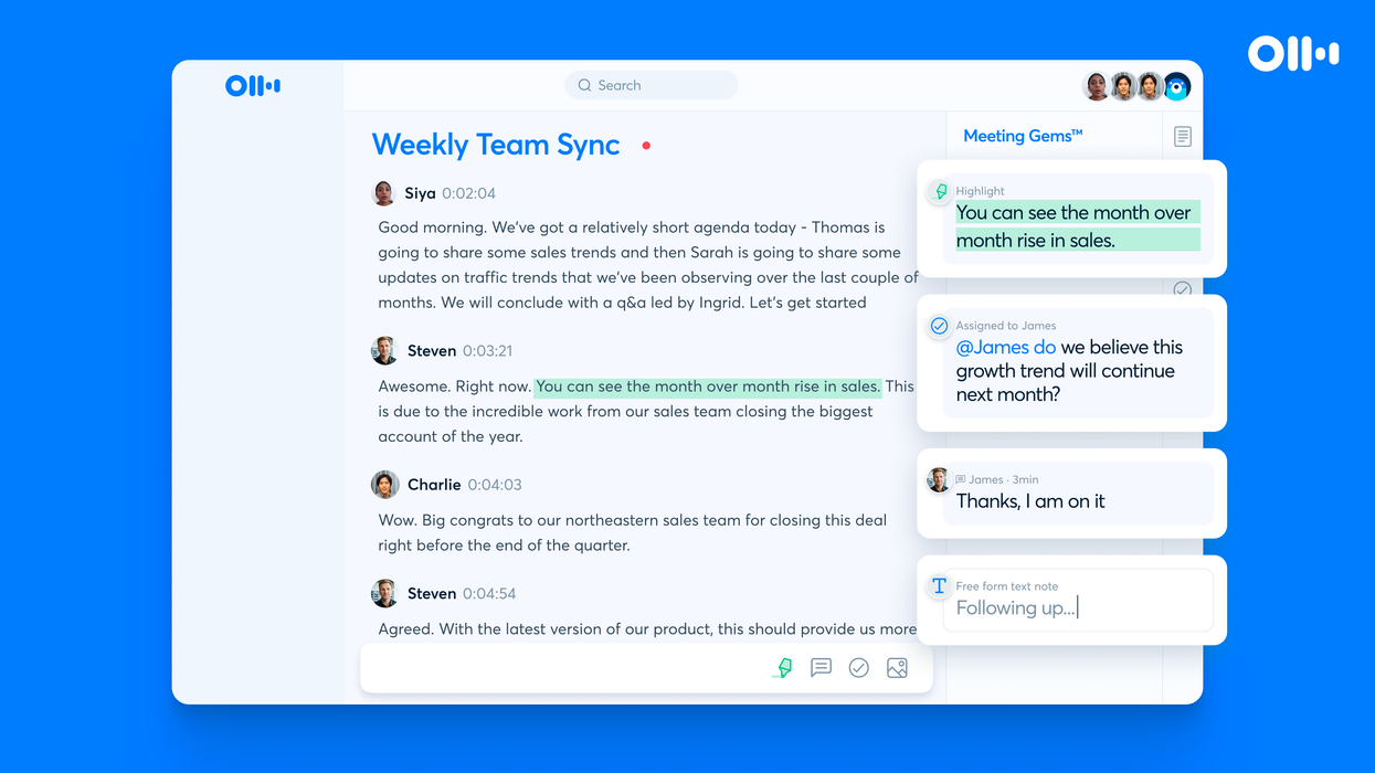 Otter.ai: Transcription tool to transcribe meetings in real time