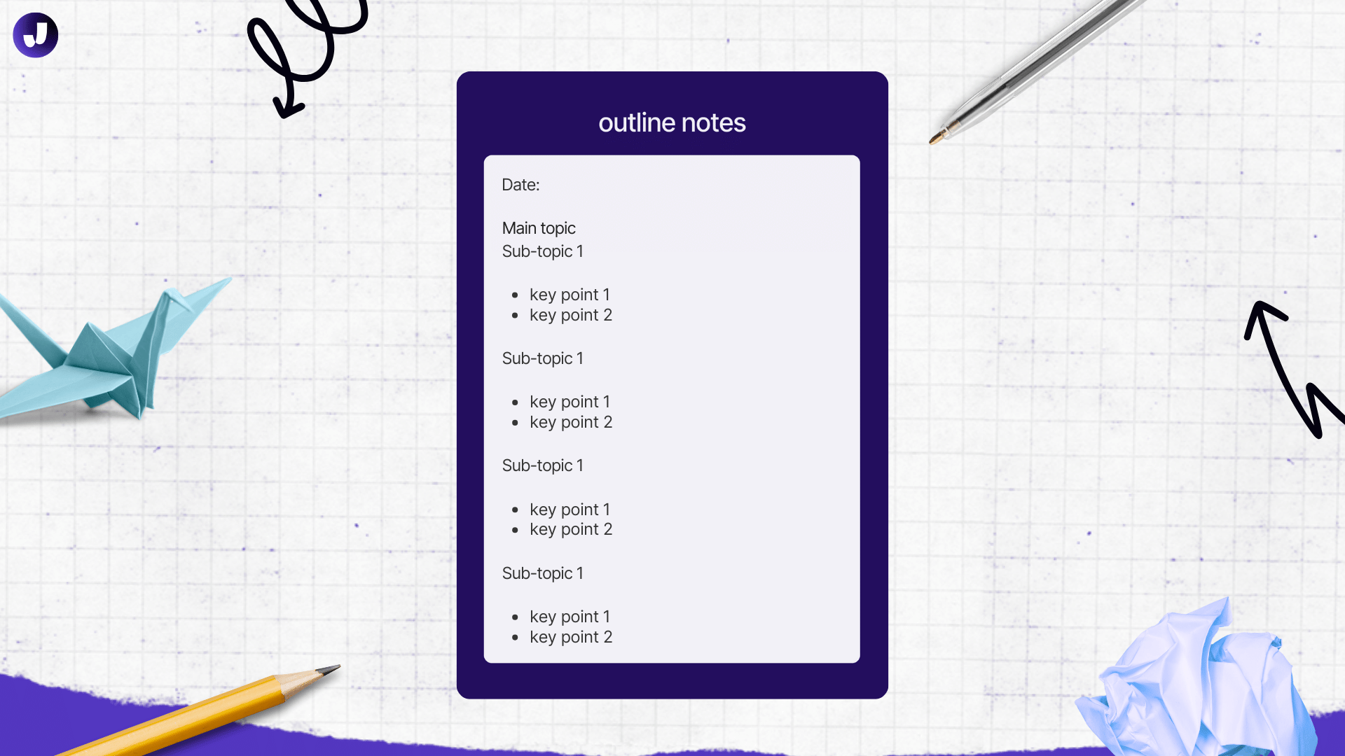 Outline Note Taking Methods | Jamie