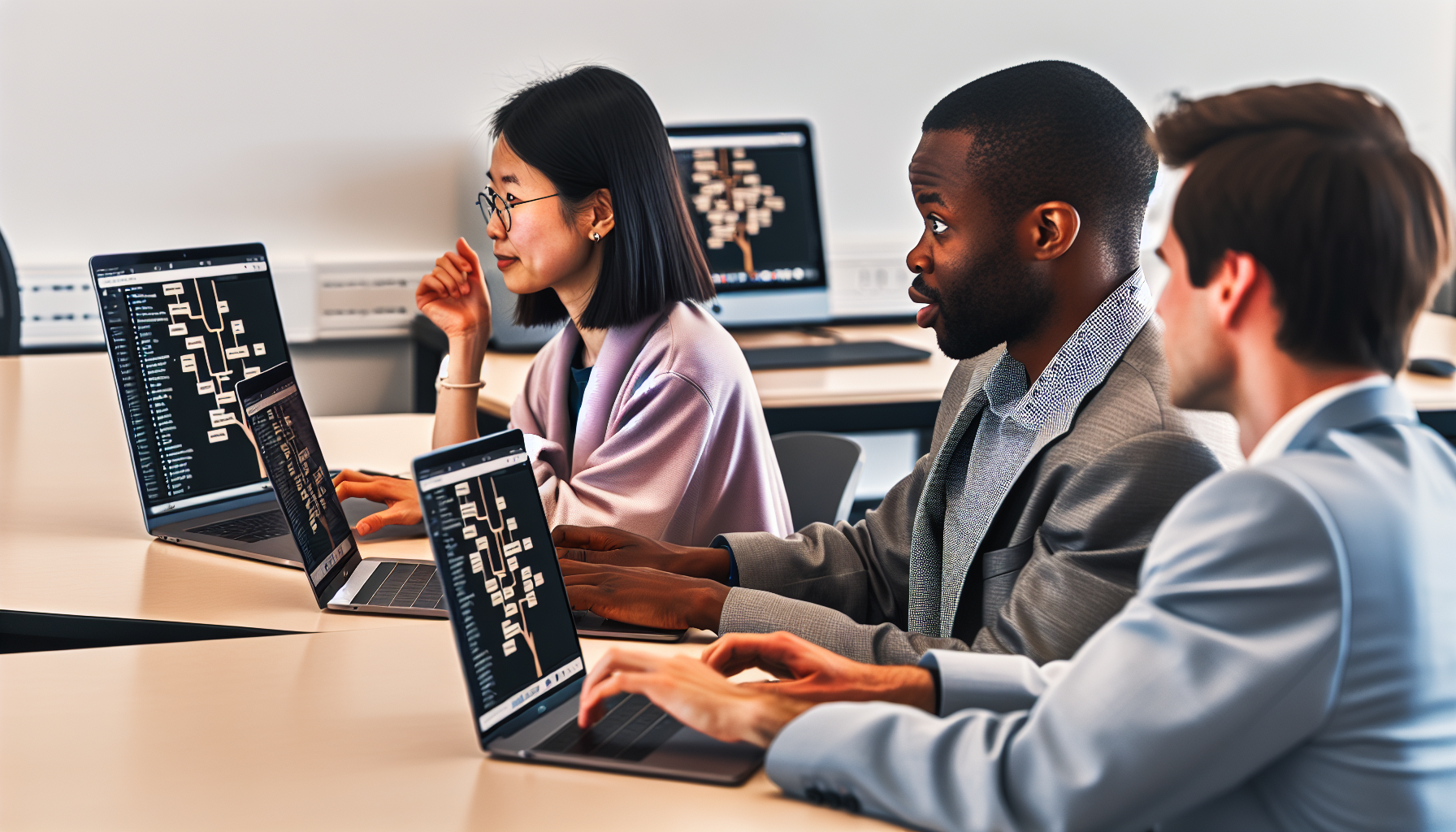 Photo of digital note-taking with AI-powered tool