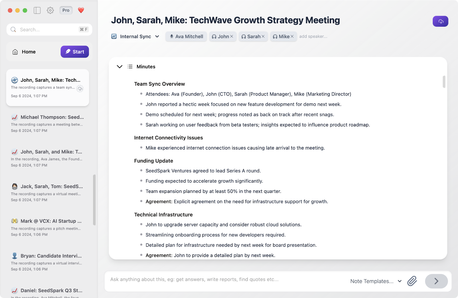 Quill Meetings | Bot-free fireflies ai alternatives 