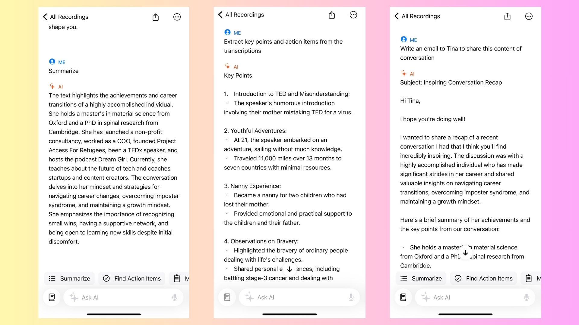 Record and Transcribe Meetings with Vomo | bot-free notetakers for microsoft teams