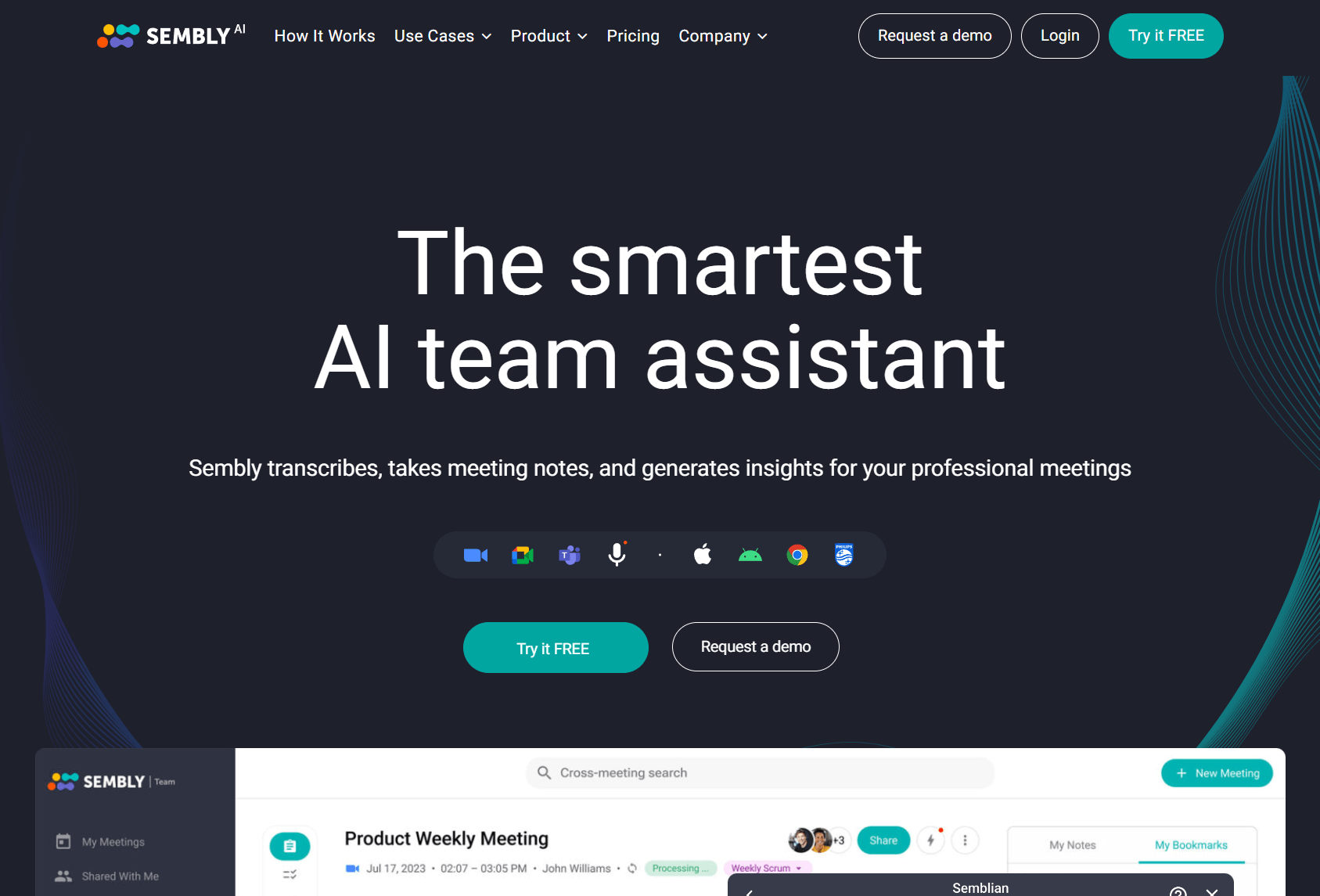 Sembly website