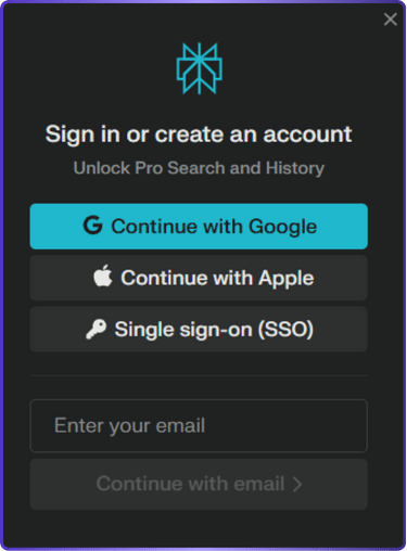 Sign in or create an account on perplexity | what is perplexity ai | Review by Jamie