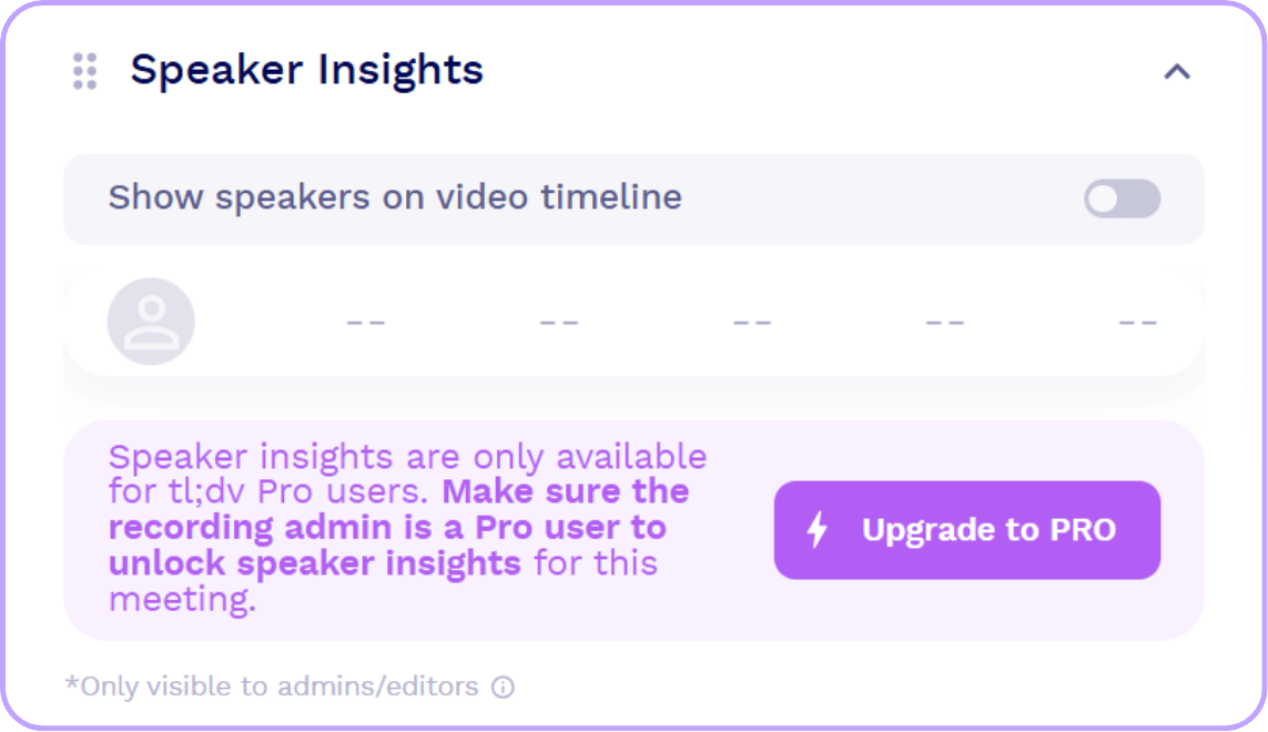 Speaker Insights | tl;dv vs Jamie
