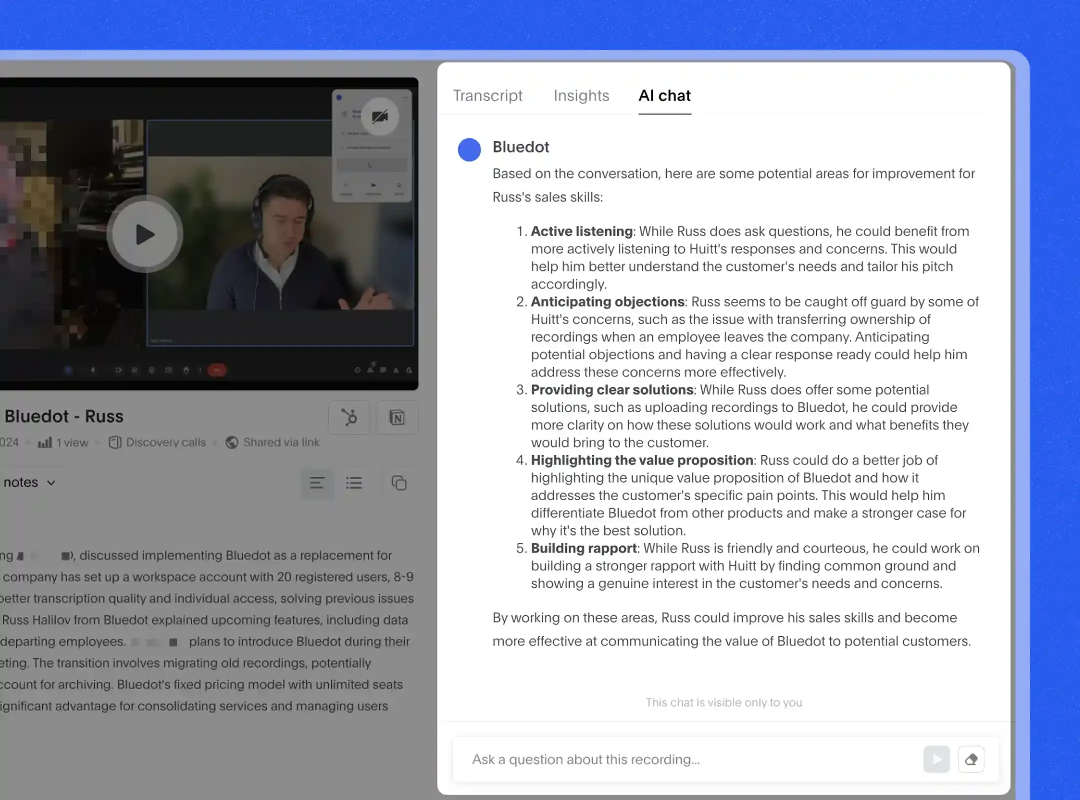 The AI Meeting Assistant