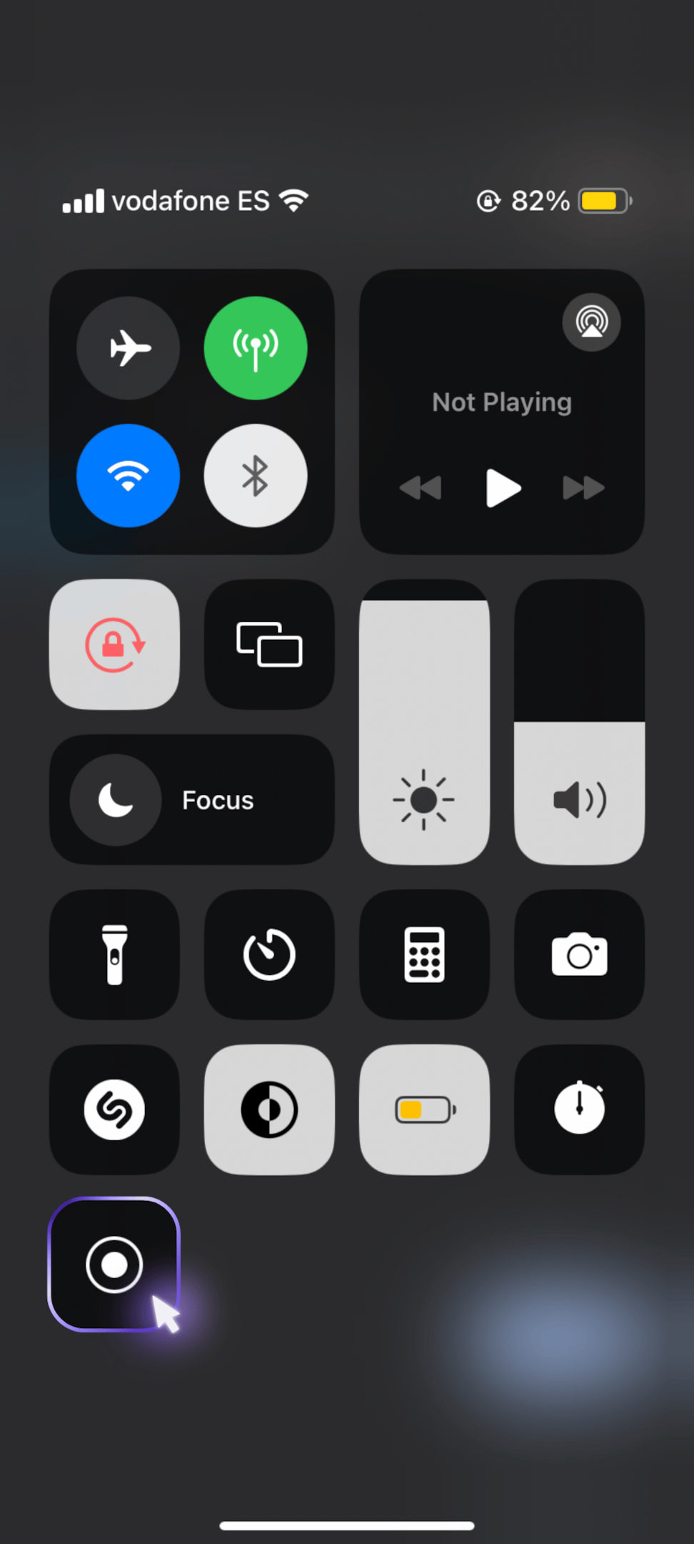 Turn on Screen Recording | How to record a google meet on your Iphone