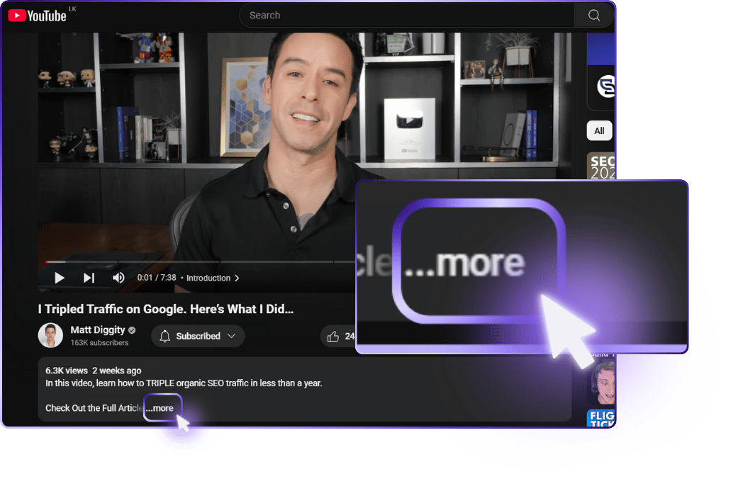 Youtube Transcript | matt diggity