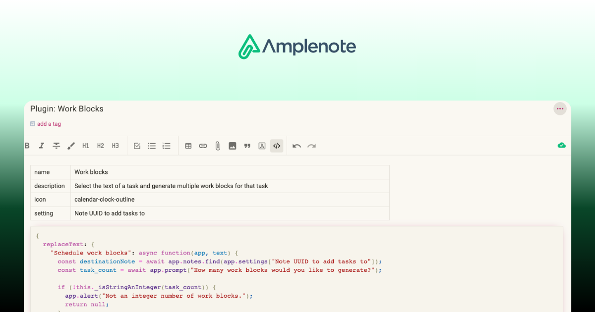 amplenote