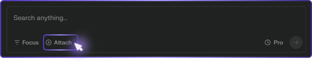 attach button on perplexity | what is perplexity ai by Jamie