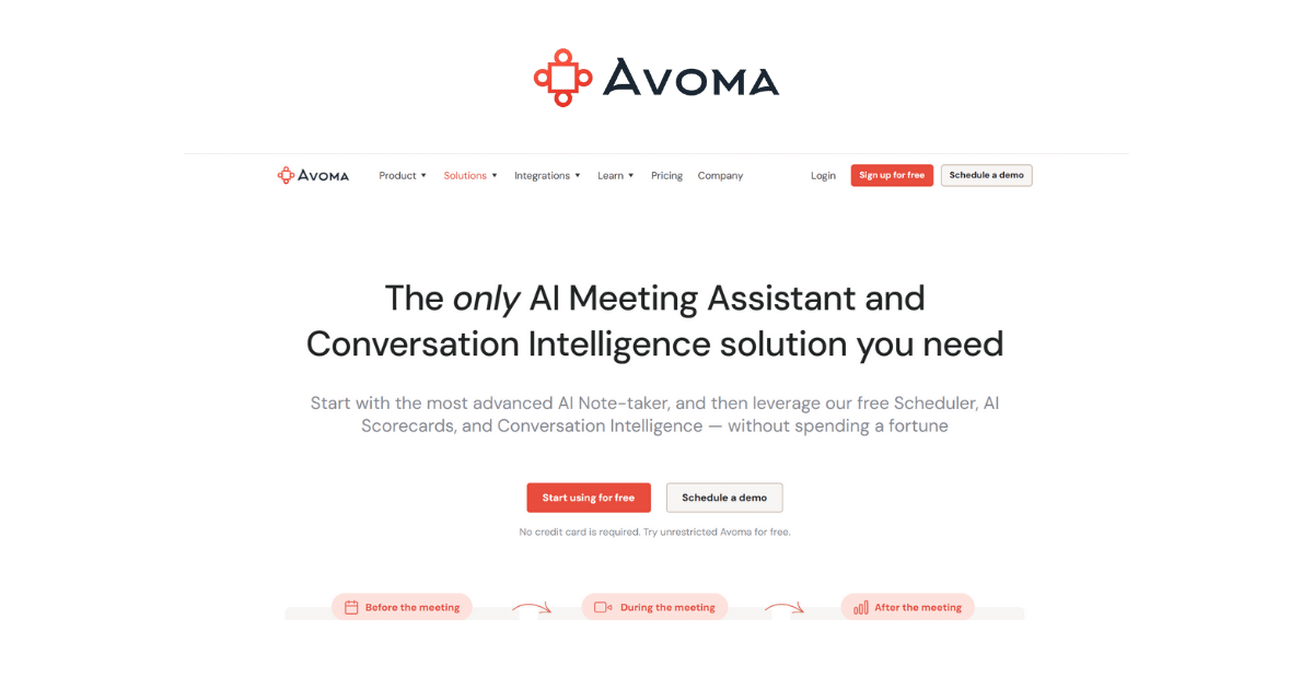avoma AI Meeting Note Takers