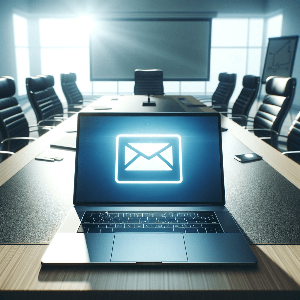 email marketing laptop