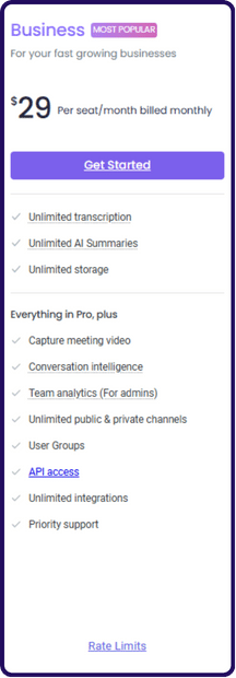 fireflies business plan | fireflies pricing