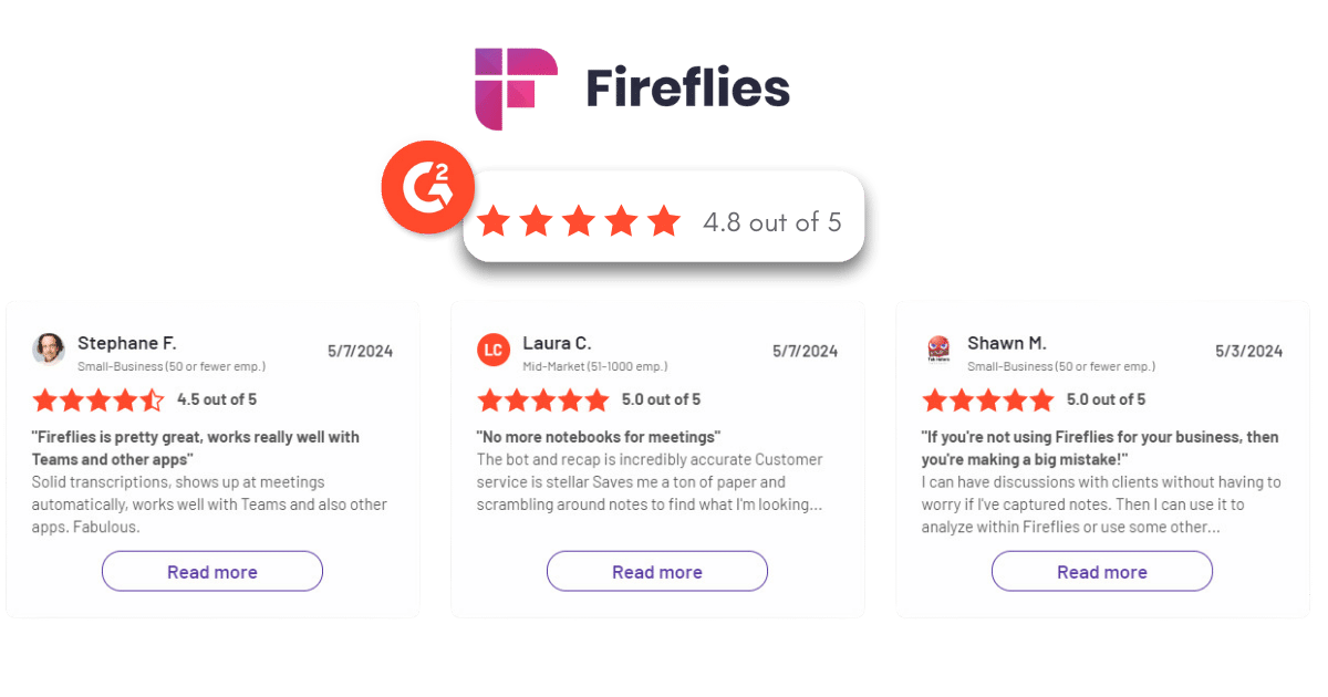 fireflies ratings and reviews