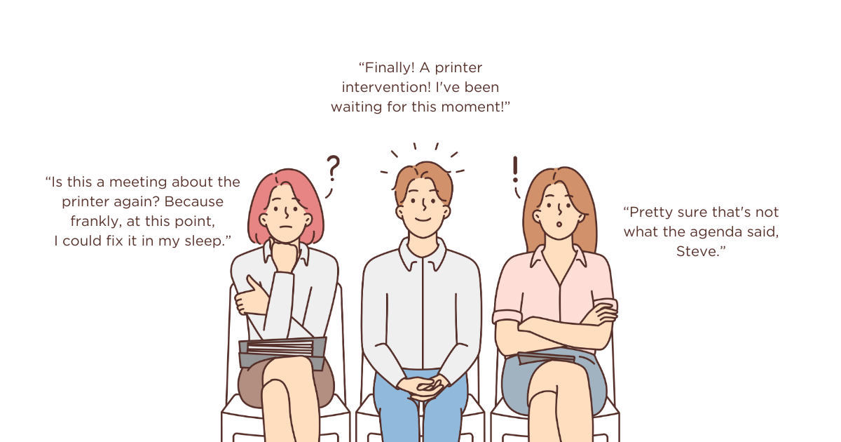 identify meeting purpose - meeting agenda