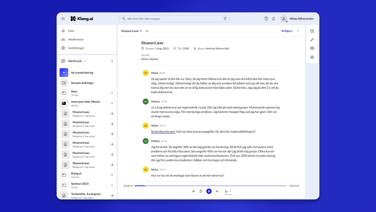 klang an european note taker for google meet