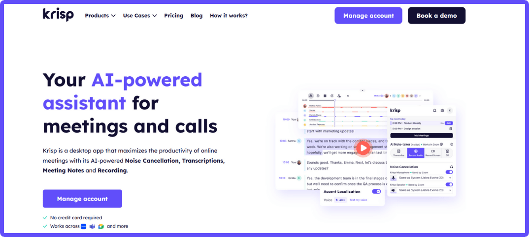 krisp ai | read ai alternative