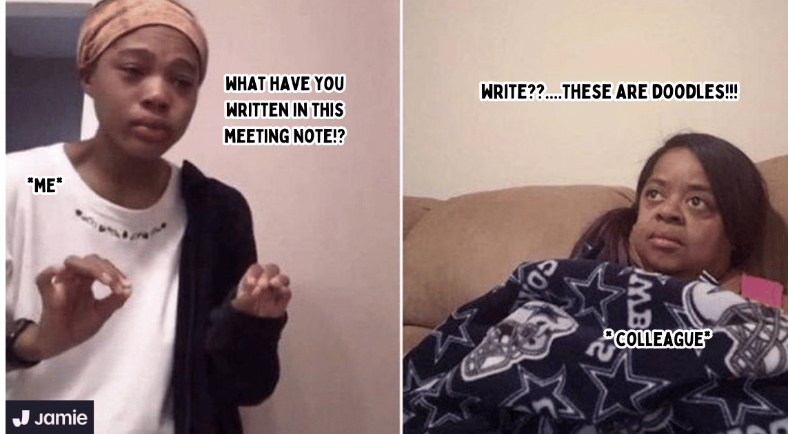 meeting notes by jamie