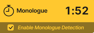 monologue detection
