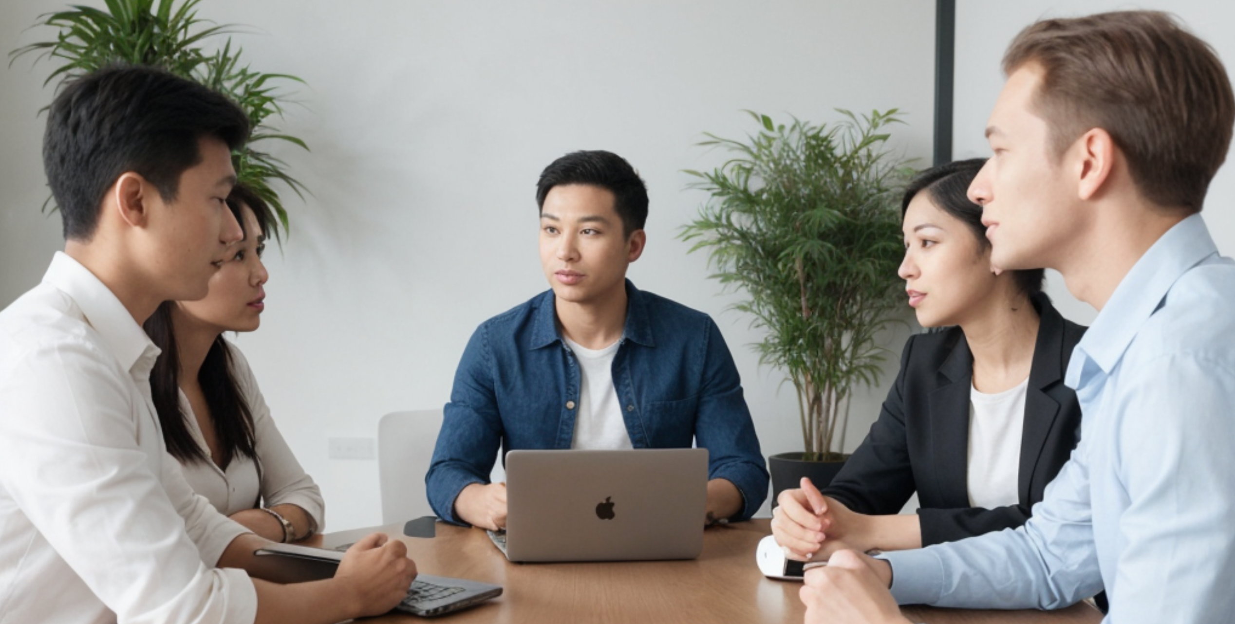 professional introductions and how to introduce yourself to a new team: image shows a meeting with a new employee